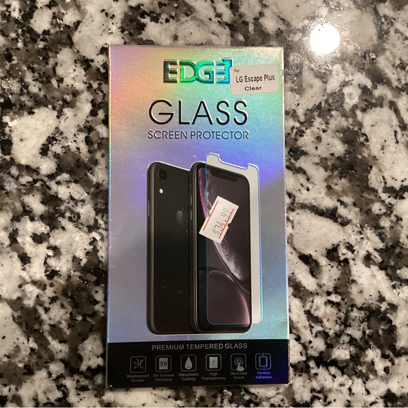 EDGE Full Cover Tempered Glass Screen Protector Aristo 2 Black - Picture 1 of 2